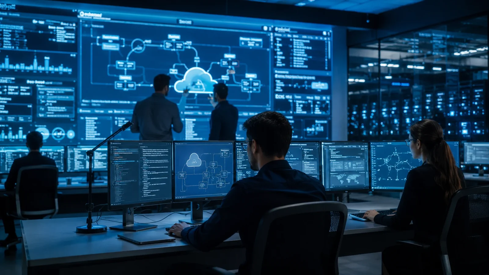 Illustrative cybersecurity technology workspace