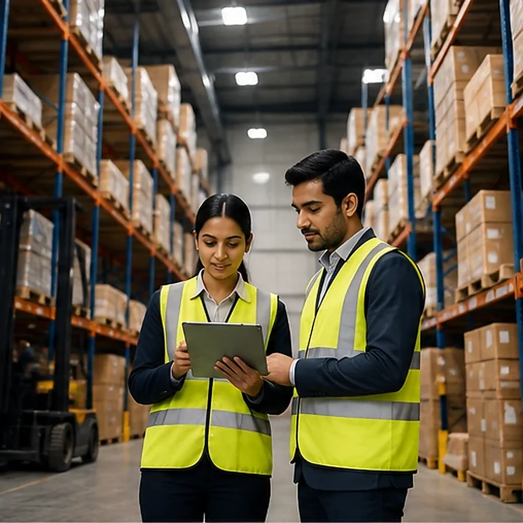Illustrative warehouse and logistics operation
